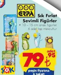 ERPA SIK FIRLAT SEVİMLİ FİGÜRLER OYUNCAK